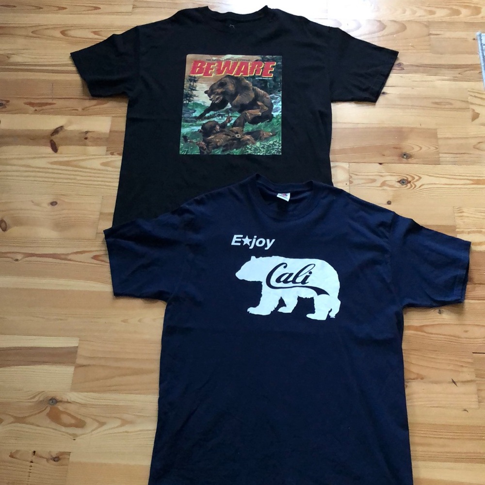 GRIZZLY + bear tee lot | size XL